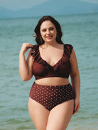 Women Knitted Nylon Bikini Tops Sustainable Plus Size Bikinis - BERLOOK