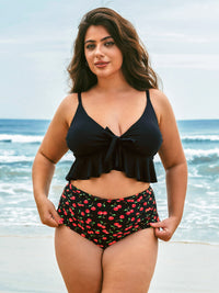 Women Knitted Nylon Bikini Tops Sustainable Plus Size Bikinis - BERLOOK