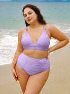 Women Knitted Nylon Bikini Tops Sustainable Plus Size Bikinis - BERLOOK