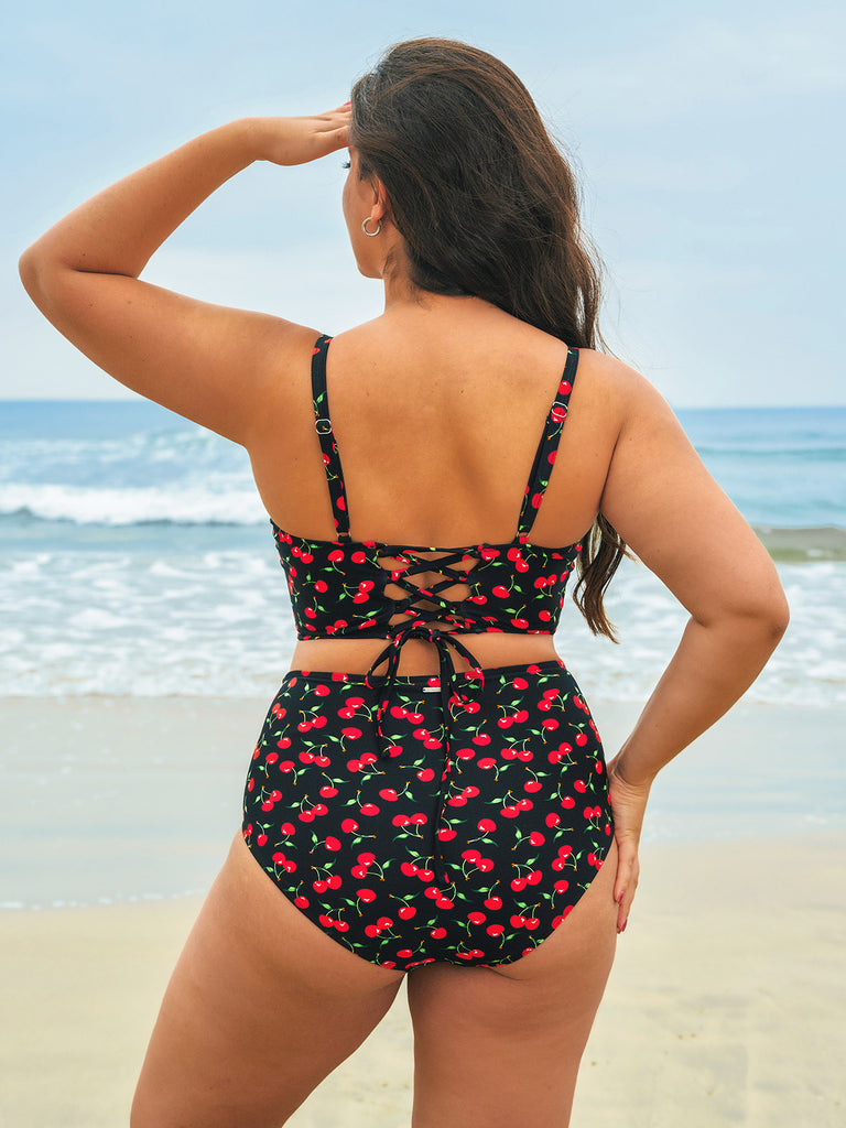 Women Knitted Nylon Bikini Tops Sustainable Plus Size Bikinis - BERLOOK