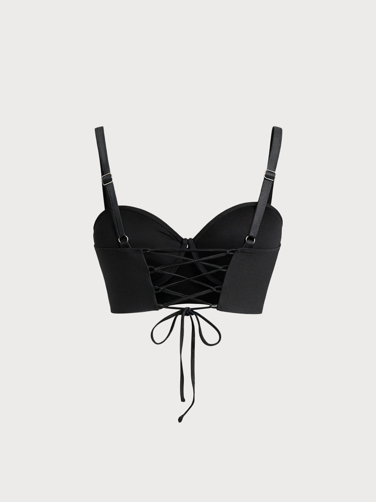 Women Knitted Nylon Bikini Tops Sustainable Plus Size Bikinis - BERLOOK