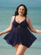 Women Knitted Nylon Bikini Tops Tankini Tops Sustainable Plus Size Tankinis - BERLOOK