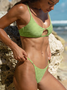 Women Knitted Nylon Bikinis  Bottoms Sustainable Bikinis - BERLOOK