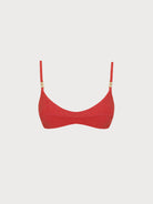 Women Knitted Nylon Bikinis Red Sustainable Bikinis - BERLOOK