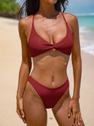 Women Knitted Nylon Bikinis Tops Sustainable Bikinis - BERLOOK