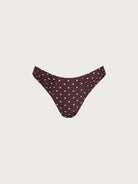 Women Knitted Nylon blended Bikini Bottoms Brown Sustainable Bikinis - BERLOOK