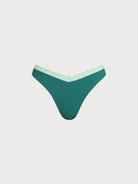 Women Knitted Nylon blended Bikini Bottoms Green Sustainable Bikinis - BERLOOK