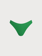 Women Knitted Nylon blended Bikini Bottoms Green Sustainable Bikinis - BERLOOK