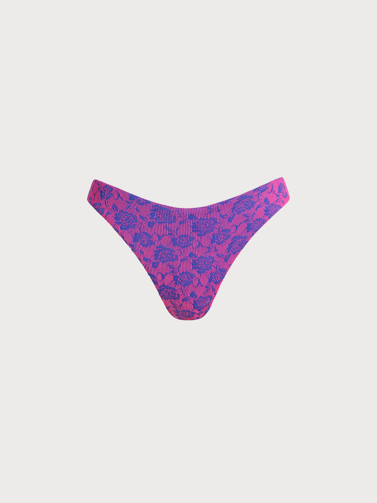 Women Knitted Nylon Blended Bikini Bottoms Multi Sustainable Bikinis - BERLOOK