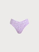 Women Knitted Nylon blended Bikini Bottoms Purple Sustainable Bikinis - BERLOOK