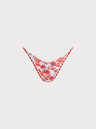 Women Knitted Nylon blended Bikini Bottoms Red Sustainable Bikinis - BERLOOK