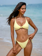 Women Knitted Nylon blended Bikini Bottoms Sustainable Bikinis - BERLOOK