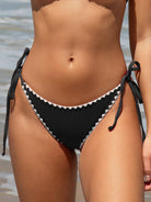Women Knitted Nylon blended Bikini Bottoms Sustainable Bikinis - BERLOOK