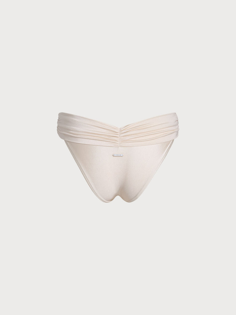 Women Knitted Nylon Blended Bikini Bottoms Sustainable Bikinis - BERLOOK