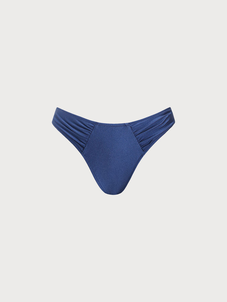 Women Knitted Nylon Blended Bikini Bottoms Sustainable Bikinis - BERLOOK
