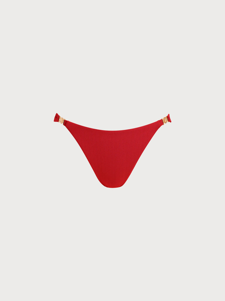 Women Knitted Nylon blended Bikini Bottoms Sustainable Bikinis - BERLOOK
