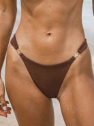 Women Knitted Nylon blended Bikini Bottoms Sustainable Bikinis - BERLOOK