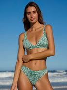 Women Knitted Nylon blended Bikini Bottoms Sustainable Bikinis - BERLOOK