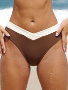 Women Knitted Nylon blended Bikini Bottoms Sustainable Bikinis - BERLOOK