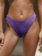 Women Knitted Nylon blended Bikini Bottoms Sustainable Bikinis - BERLOOK