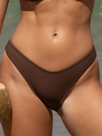 Women Knitted Nylon blended Bikini Bottoms Sustainable Bikinis - BERLOOK