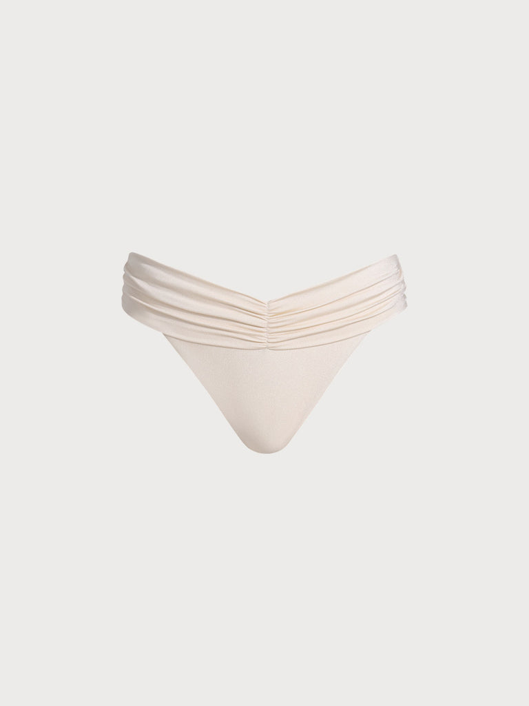 Women Knitted Nylon Blended Bikini Bottoms Sustainable Bikinis - BERLOOK