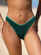 Women Knitted Nylon blended Bikini Bottoms Sustainable Bikinis - BERLOOK