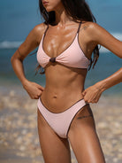 Women Knitted Nylon blended Bikini Bottoms Sustainable Bikinis - BERLOOK