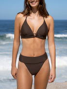 Women Knitted Nylon blended Bikini Bottoms Sustainable Bikinis - BERLOOK