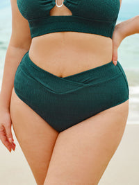 Women Knitted Nylon blended Bikini Bottoms Sustainable Plus Size Bikinis - BERLOOK