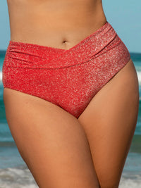 Women Knitted Nylon blended Bikini Bottoms Sustainable Plus Size Bikinis - BERLOOK