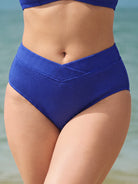 Women Knitted Nylon blended Bikini Bottoms Sustainable Plus Size Bikinis - BERLOOK