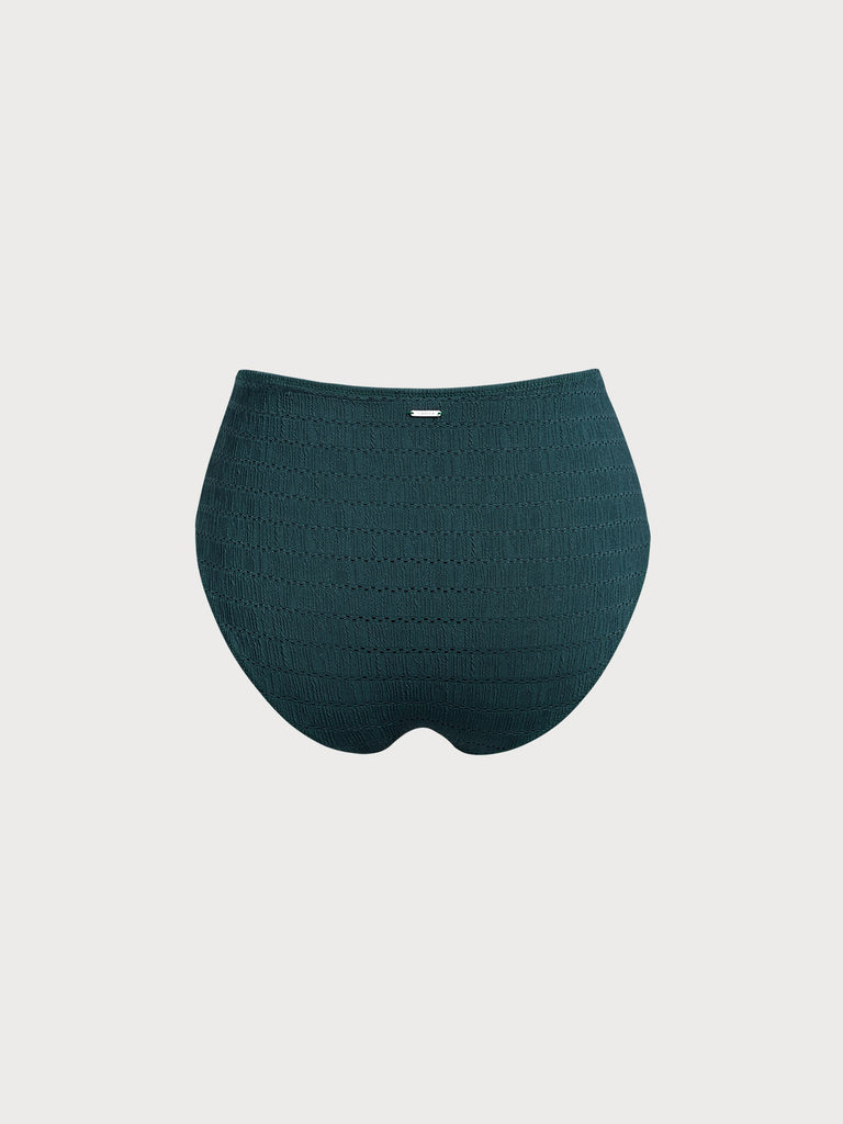 Women Knitted Nylon blended Bikini Bottoms Sustainable Plus Size Bikinis - BERLOOK