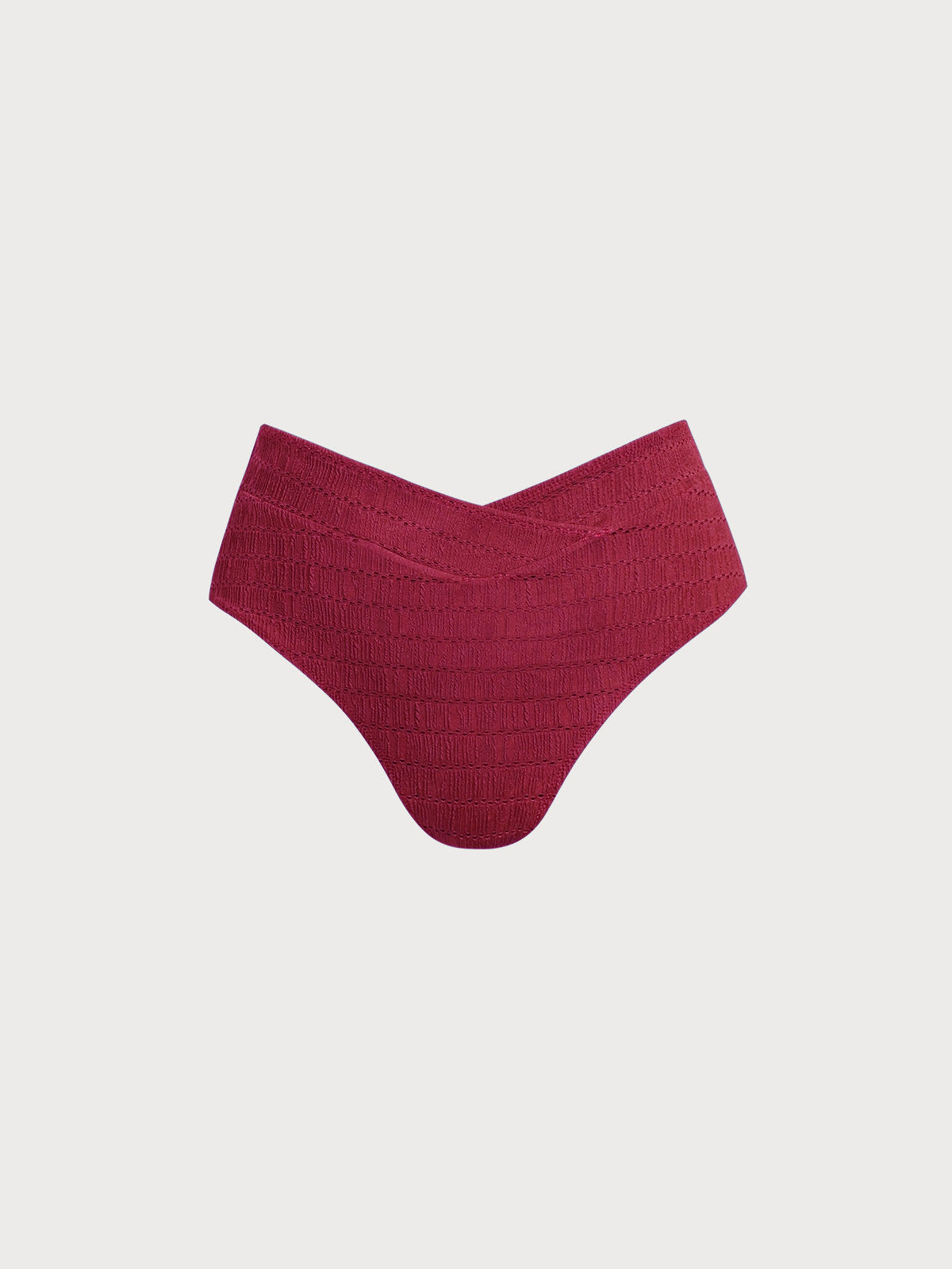 Women Knitted Nylon blended Bikini Bottoms Sustainable Plus Size Bikinis - BERLOOK
