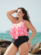 Women Knitted Nylon blended Bikini Bottoms Sustainable Plus Size Tankinis - BERLOOK