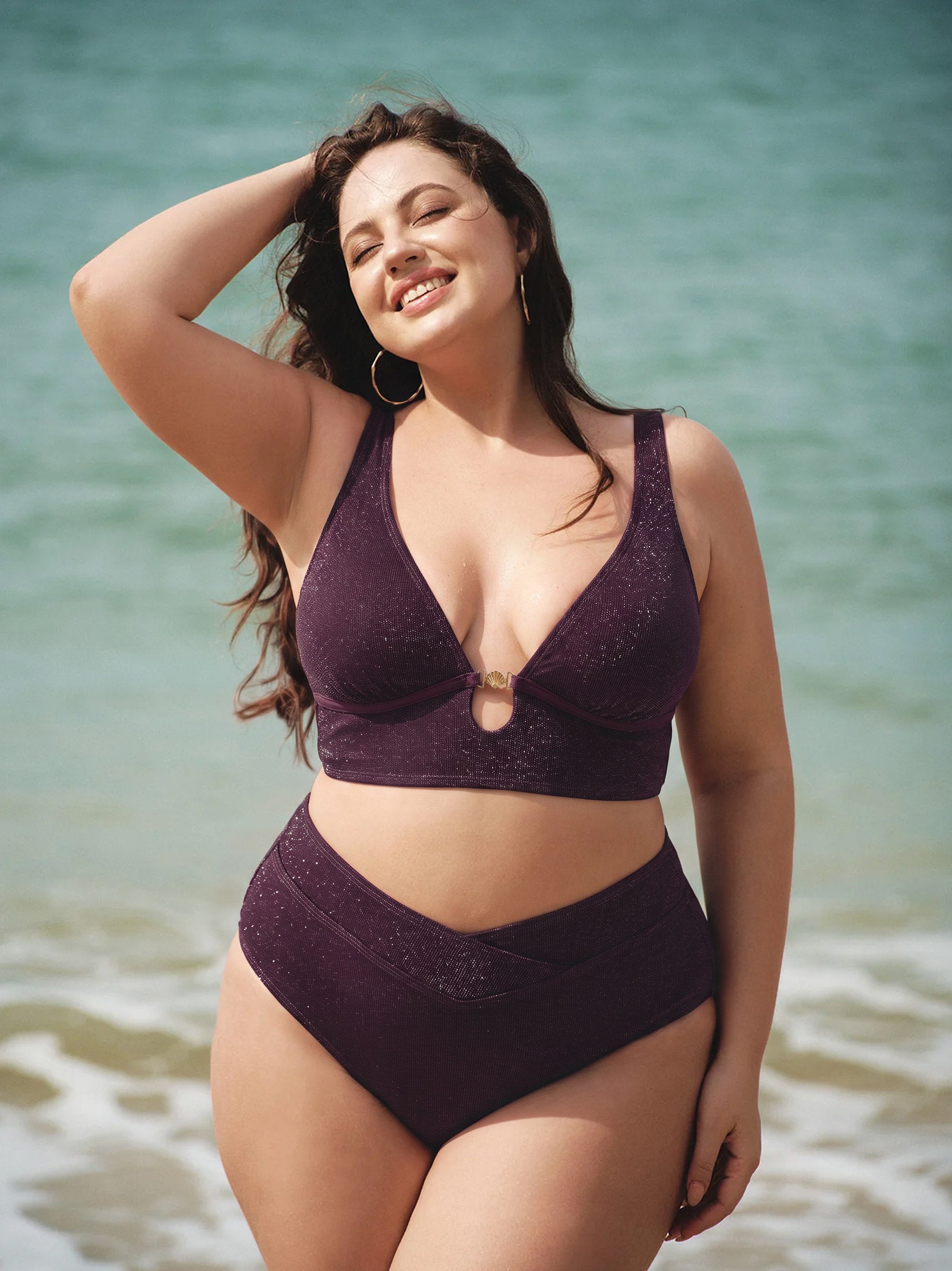 Women Knitted Nylon blended Bikini Bottoms Sustainable - BERLOOK