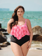 Women Knitted Nylon blended Bikini Bottoms Sustainable Plus Size Tankinis - BERLOOK