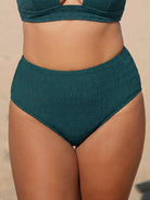 Women Knitted Nylon blended Bikini Bottoms Sustainable Plus Size Tankinis - BERLOOK