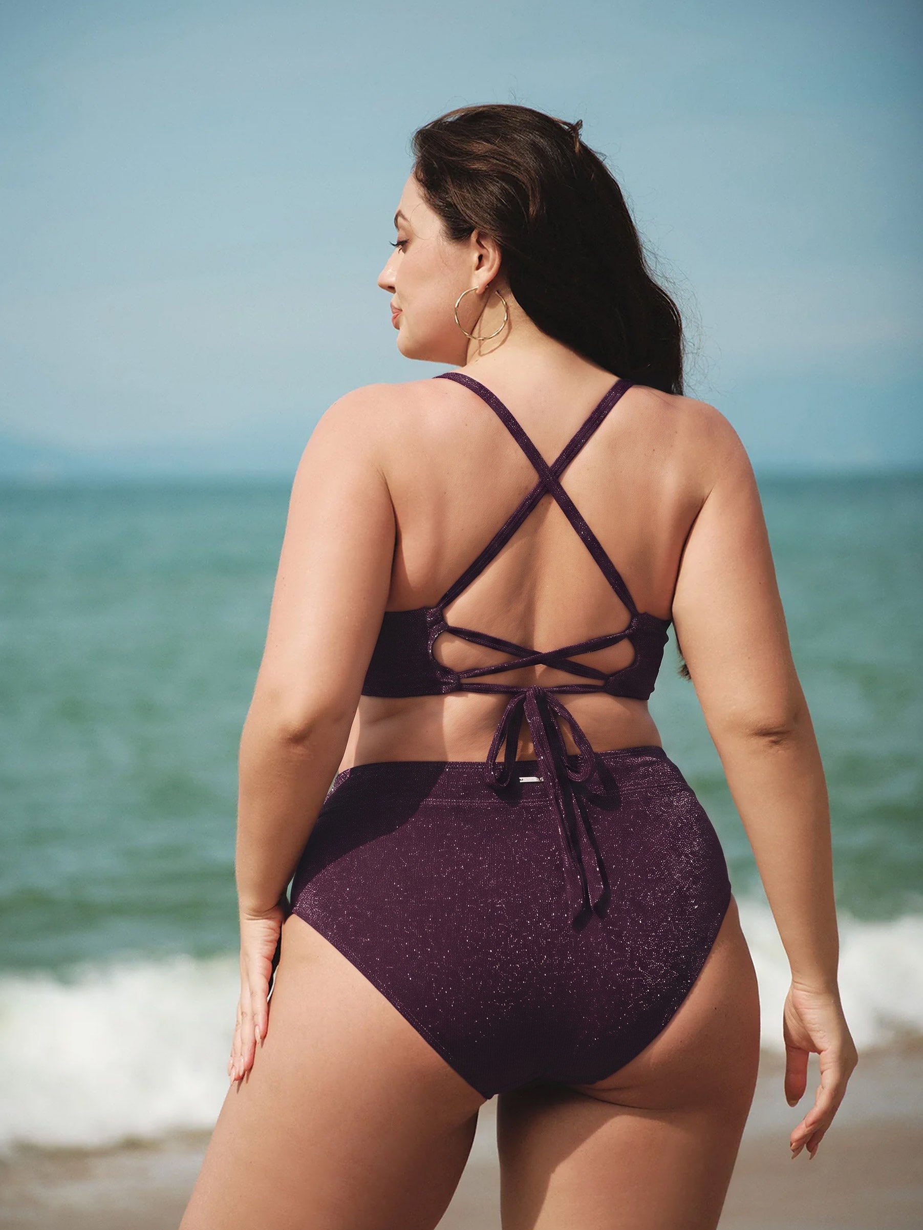 Women Knitted Nylon blended Bikini Bottoms Sustainable - BERLOOK