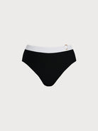 Women Knitted Nylon blended Bikini Tops Black Sustainable Plus Size Bikinis - BERLOOK