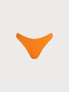 Women Knitted Nylon blended Bikini Tops Orange Sustainable Bikinis - BERLOOK