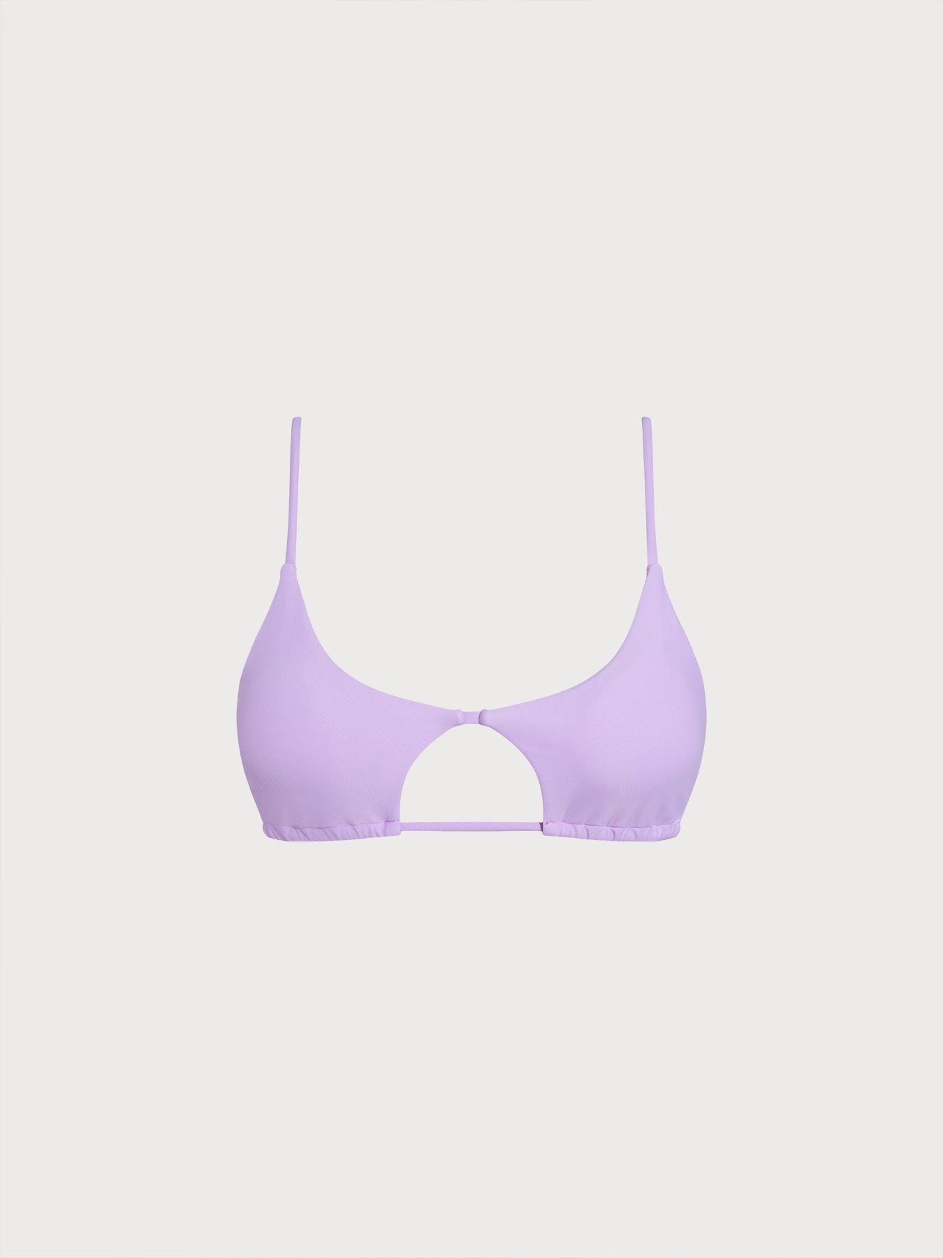 Women Knitted Nylon blended Bikini Tops Purple Sustainable Bikinis - BERLOOK