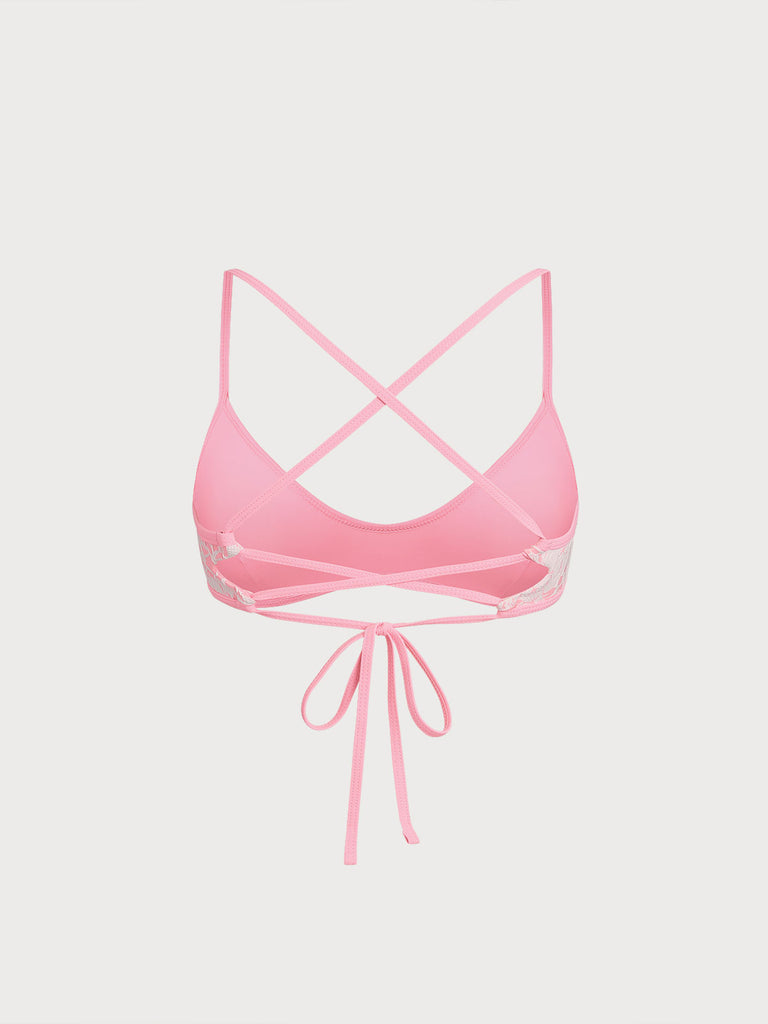 Women Knitted Nylon blended Bikini Tops Sustainable Bikinis - BERLOOK