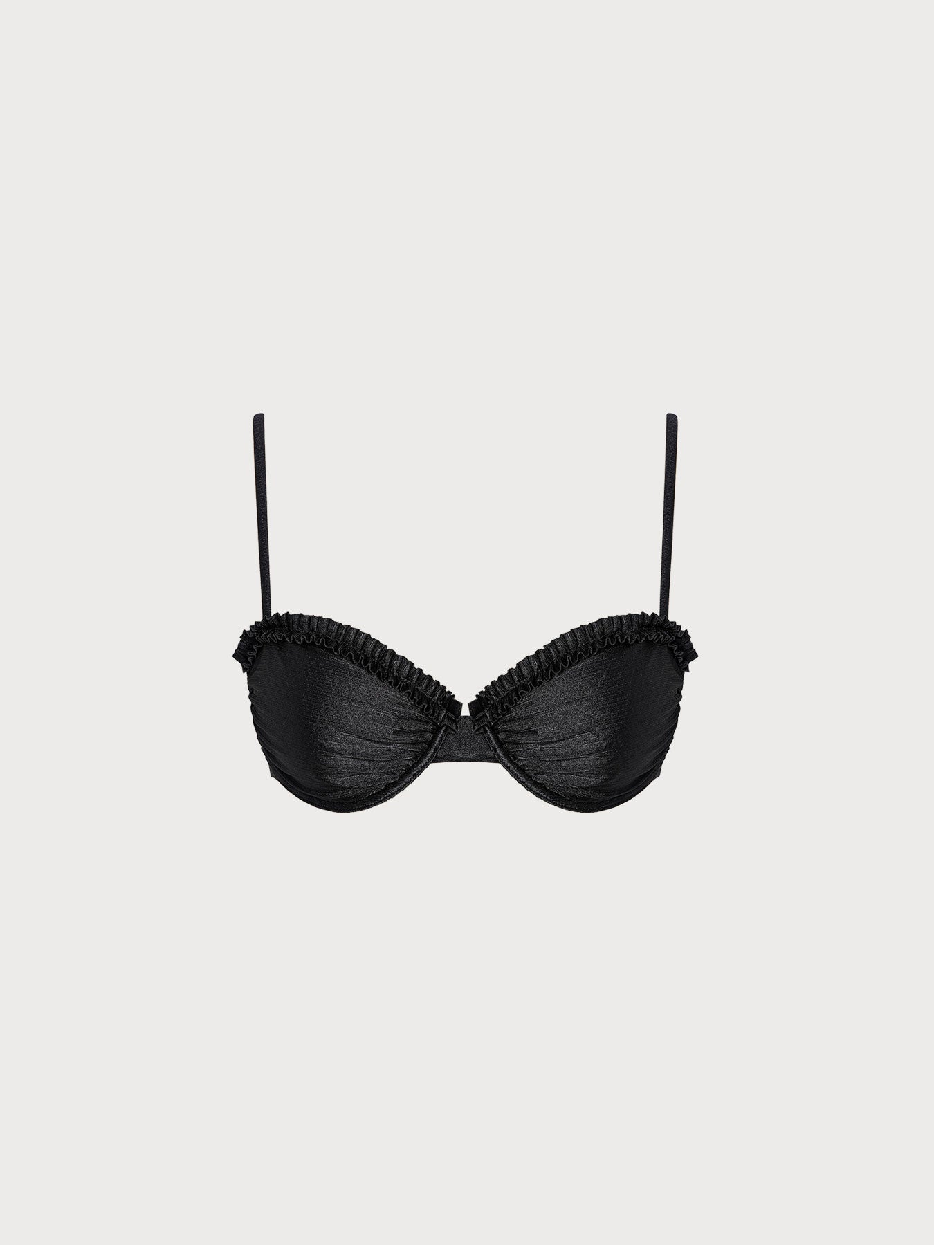 Women Knitted Nylon blended Bikini Tops Sustainable Bikinis - BERLOOK