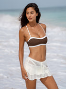 Women Knitted Nylon blended Bikini Tops Sustainable Bikinis - BERLOOK