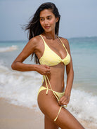 Women Knitted Nylon blended Bikini Tops Sustainable Bikinis - BERLOOK