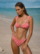 Women Knitted Nylon Blended Bikini Tops Sustainable Bikinis - BERLOOK
