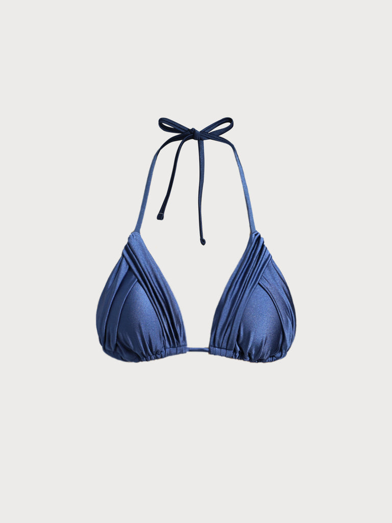 Women Knitted Nylon Blended Bikini Tops Sustainable Bikinis - BERLOOK
