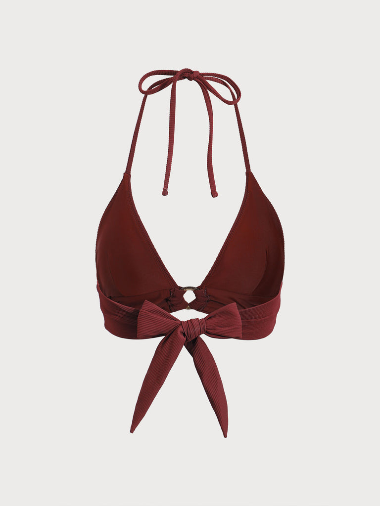 Women Knitted Nylon Blended Bikini Tops Sustainable Bikinis - BERLOOK