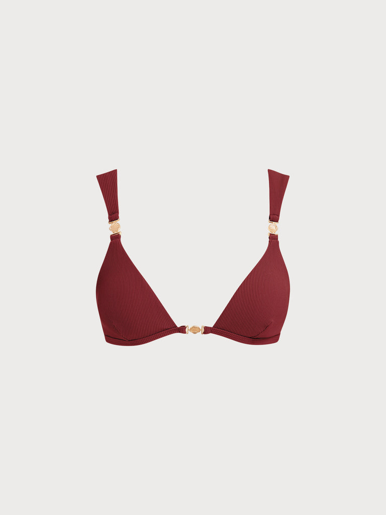 Women Knitted Nylon blended Bikini Tops Sustainable Bikinis - BERLOOK